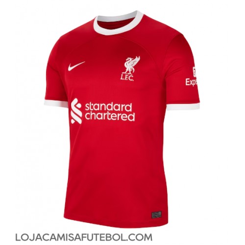 Camisa de Futebol Liverpool Equipamento Principal 2023-24 Manga Curta